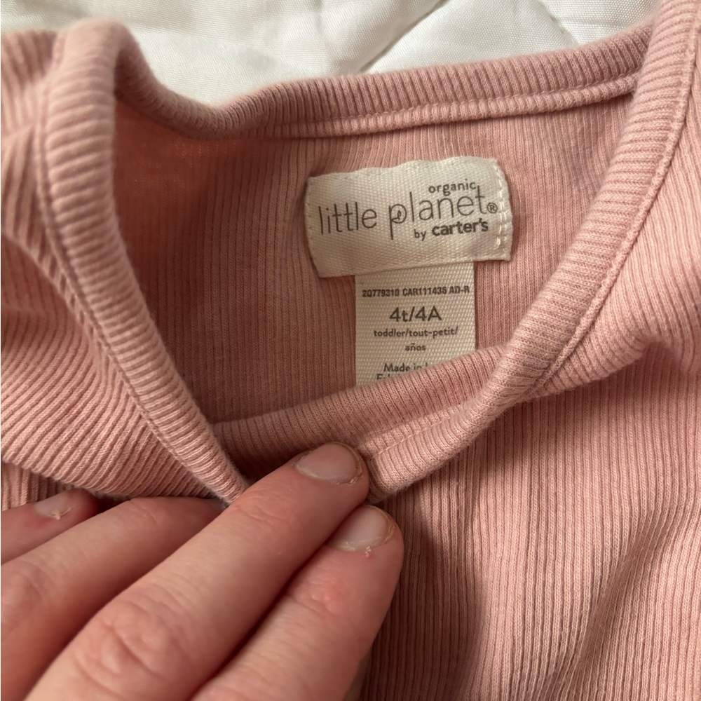 Little Planet by Carter's Organic Pink Toddler Dress
